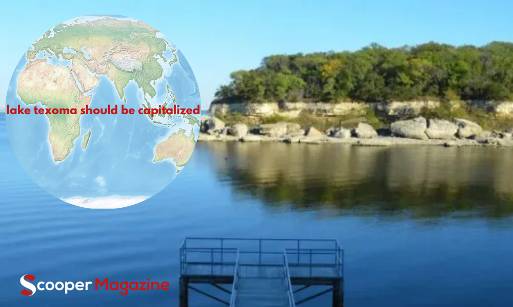 lake texoma should be capitalized