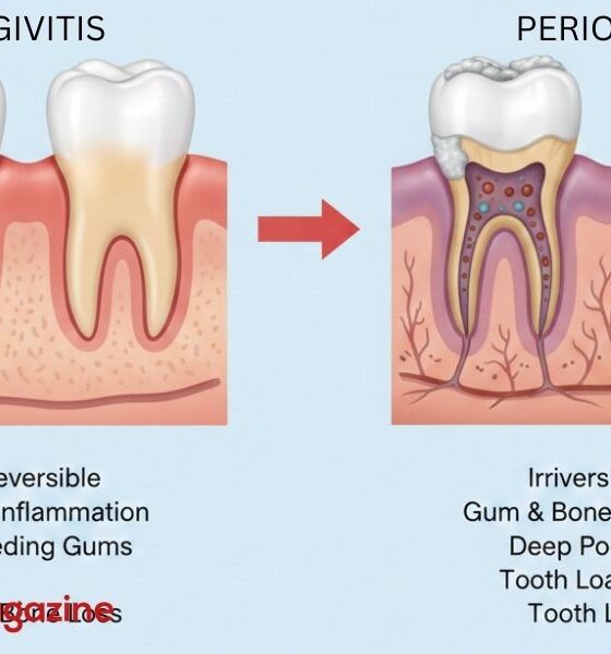 gingivitis vs periodontitis
