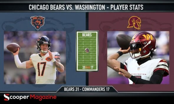 chicago bears vs washington commanders match player stats