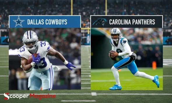 dallas cowboys vs carolina panthers match player stats