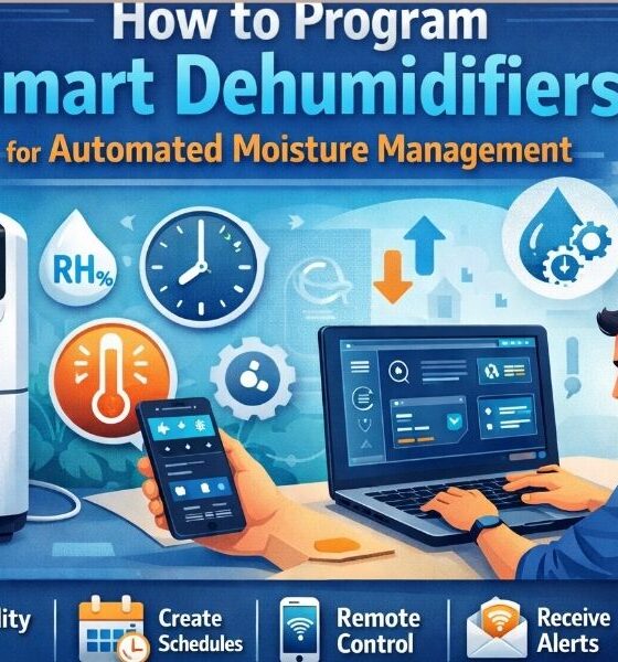 How to Program Smart Dehumidifiers for Automated Moisture Management