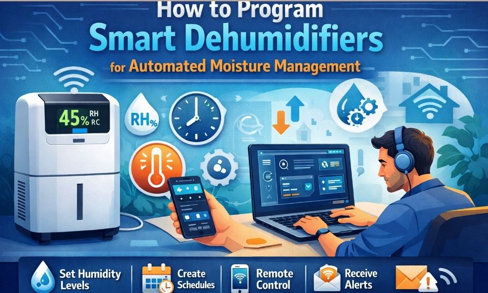 How to Program Smart Dehumidifiers for Automated Moisture Management